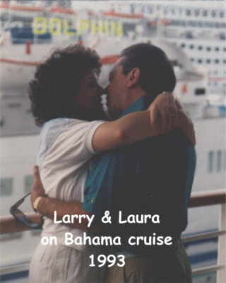 Larry & Laura on Bahama cruise 1993